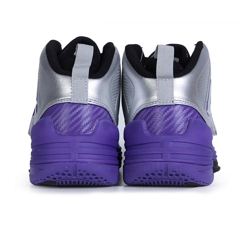 匹克peak男鞋篮球鞋中帮猛兽概念款缓震专业篮球鞋e34201a 银色 44