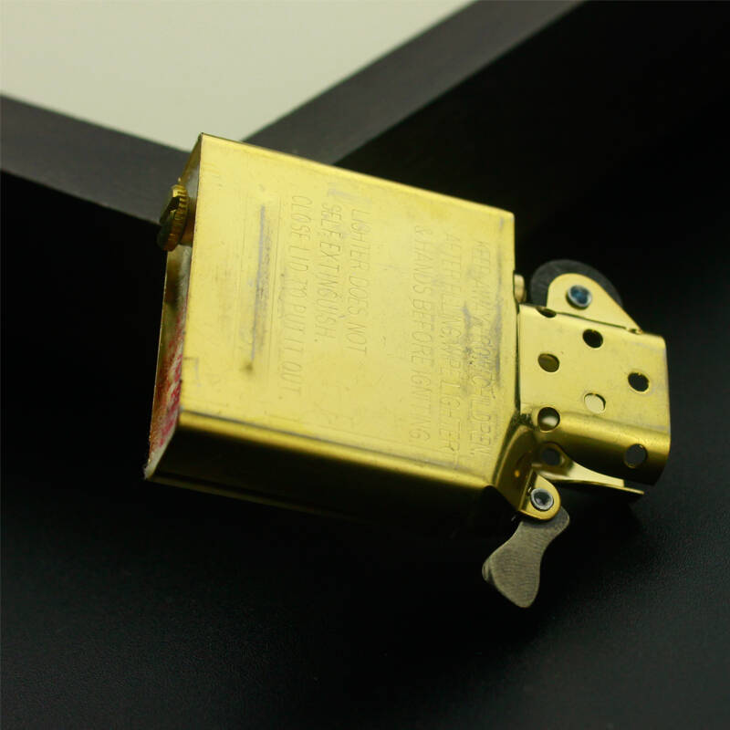 zippo防风打火机专用配件进口机芯内胆 金色