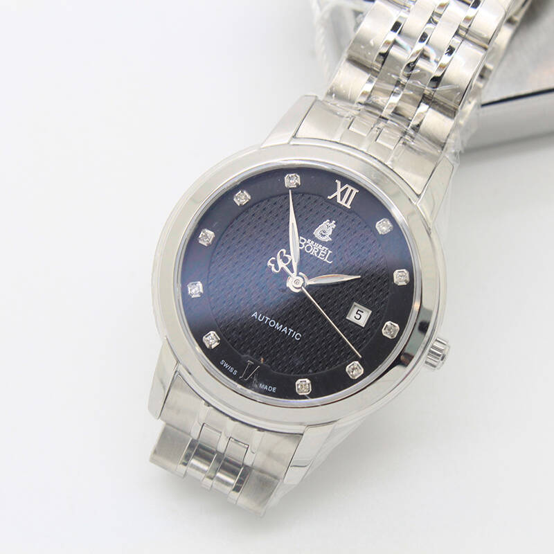 依波路(borel) 皇室系列 精钢带自动机械女士手表 ls6155-5590