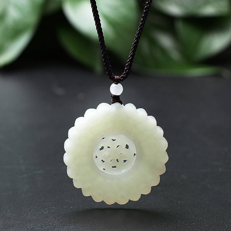 珠来珠往 00690331 和田玉时来运转吊坠挂件(附证书)