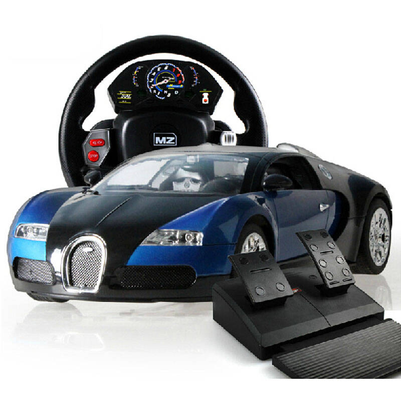 儿童玩具遥控车车模 方向盘遥控器重力感应带脚踏板油门刹车控制器