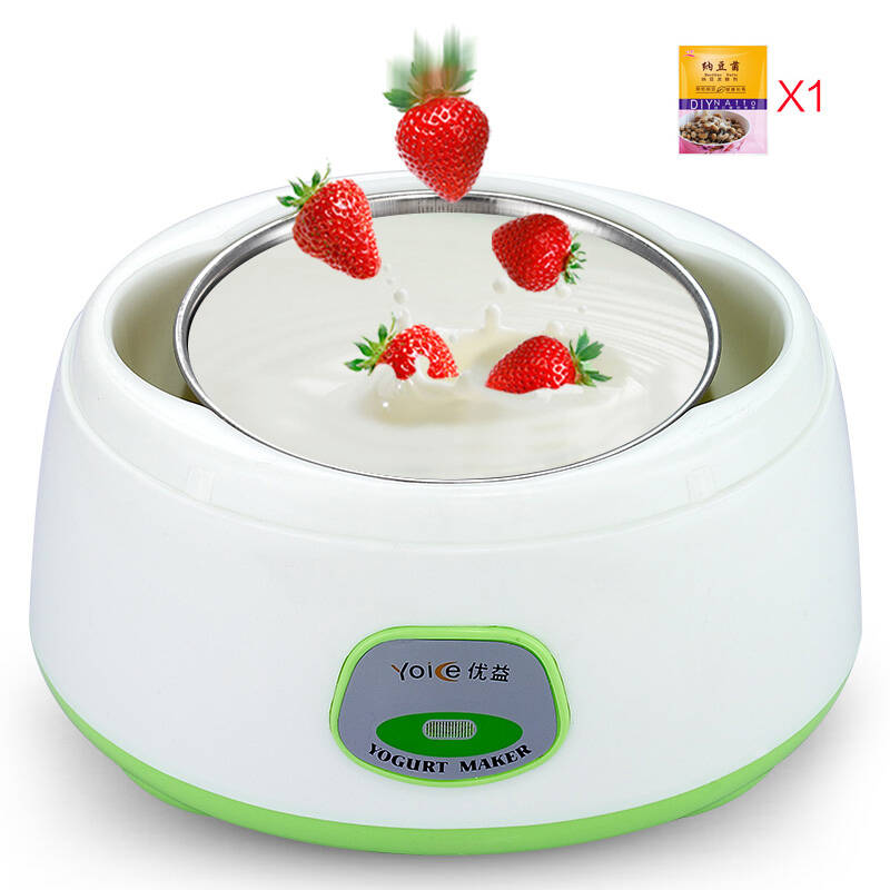 yoice/优益 酸奶机米酒酸奶机纳豆机1l不锈钢内胆 mc-1011 酸奶机 10