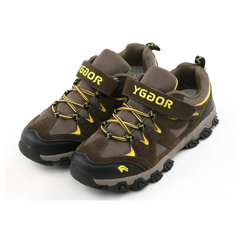 永高人 ygaor 秋季新款儿童户外休闲鞋学生运动鞋 q55100 卡其40