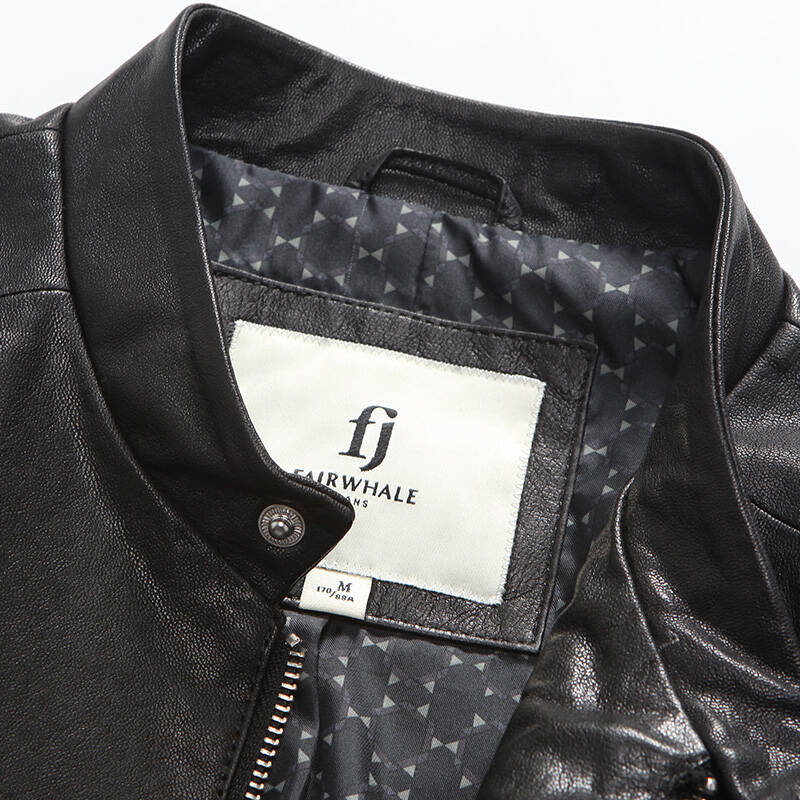 马克华菲真皮皮衣 2015秋冬新款 男士皮夹克外套 韩版修身机车服