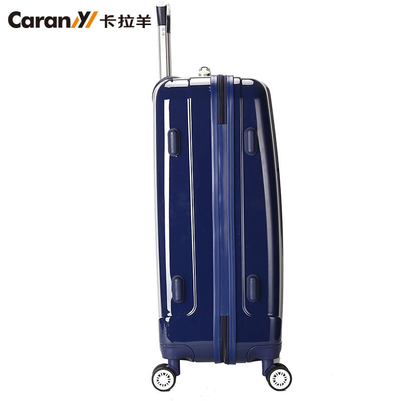 卡拉羊拉杆箱万向轮飞机轮密码箱旅行箱pc行李箱硬箱20吋24吋8553