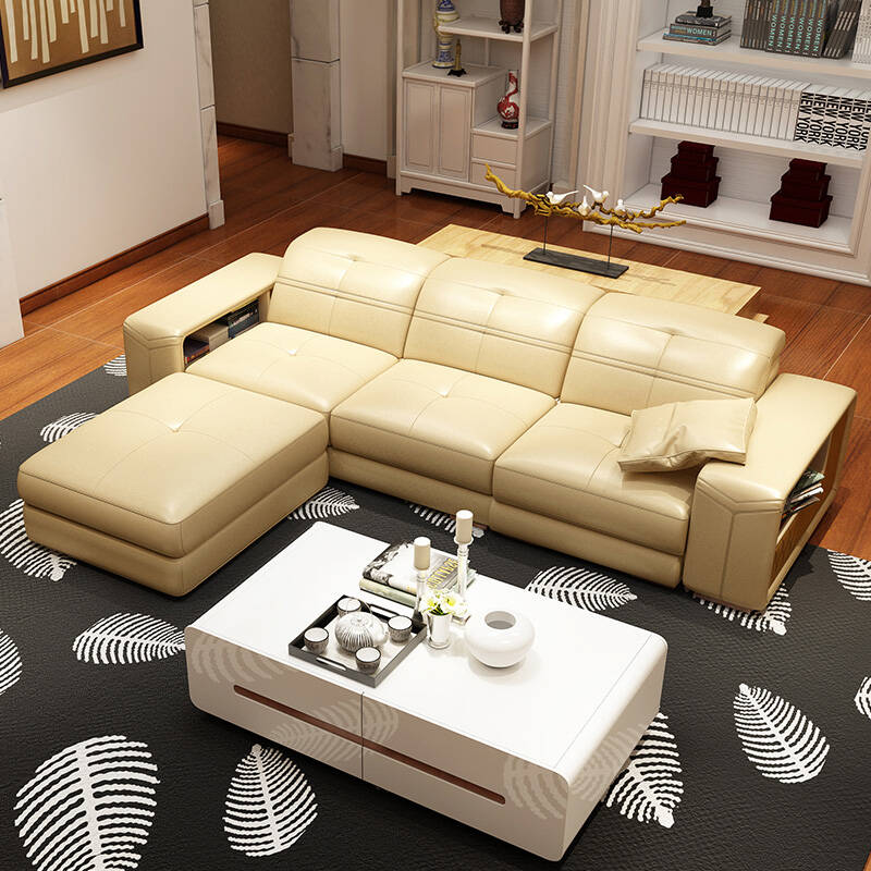纯森 真皮沙发 随心 客厅组合 沙发 多户型 可储物 舒适型