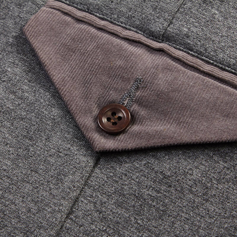 飞鸟和新酒/avvn 2015春女装新款拼料针织垮裤 af341623 金棕66 xl