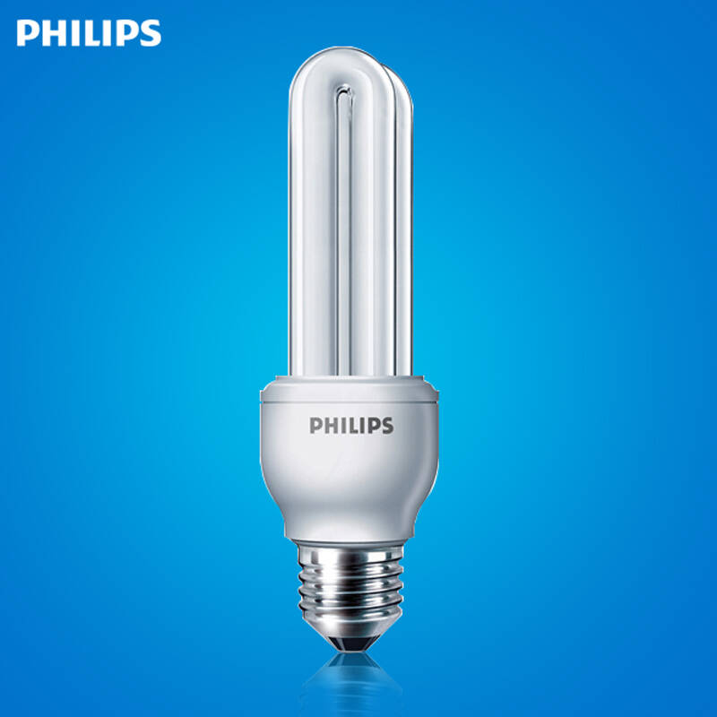 飞利浦节能灯 e27 标准型 2u节能灯 e27 标准型 14w2u 单只装 白光