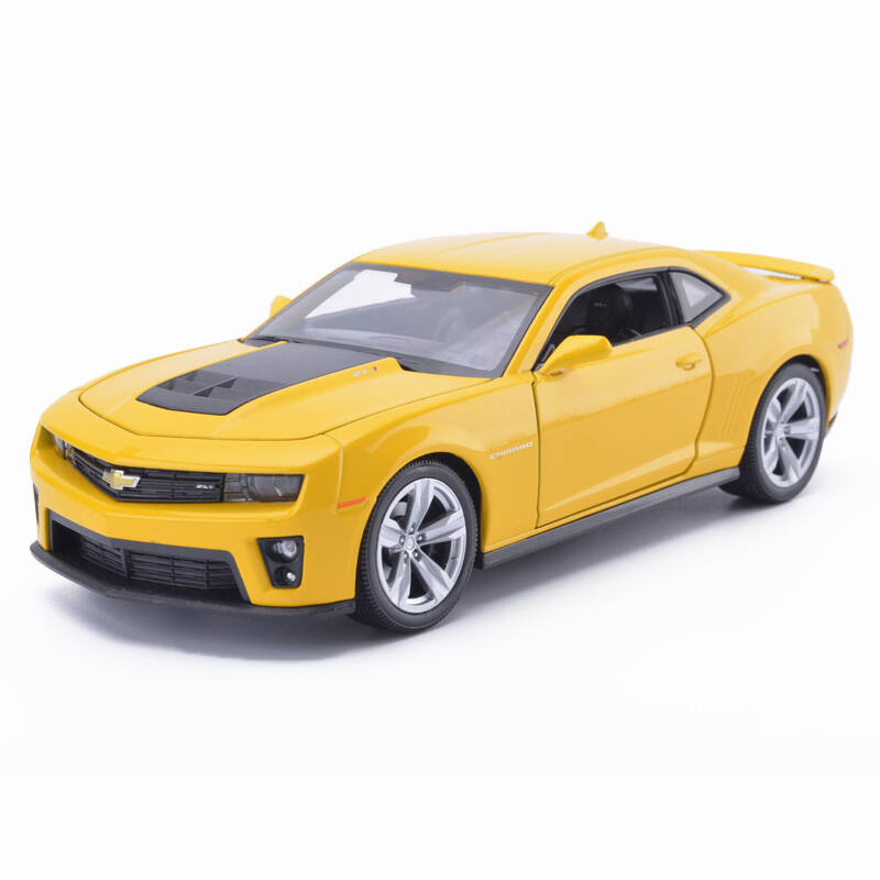雪佛兰大黄蜂zl1警车 1:24 合金汽车仿真模型玩具车模 大黄蜂zl1