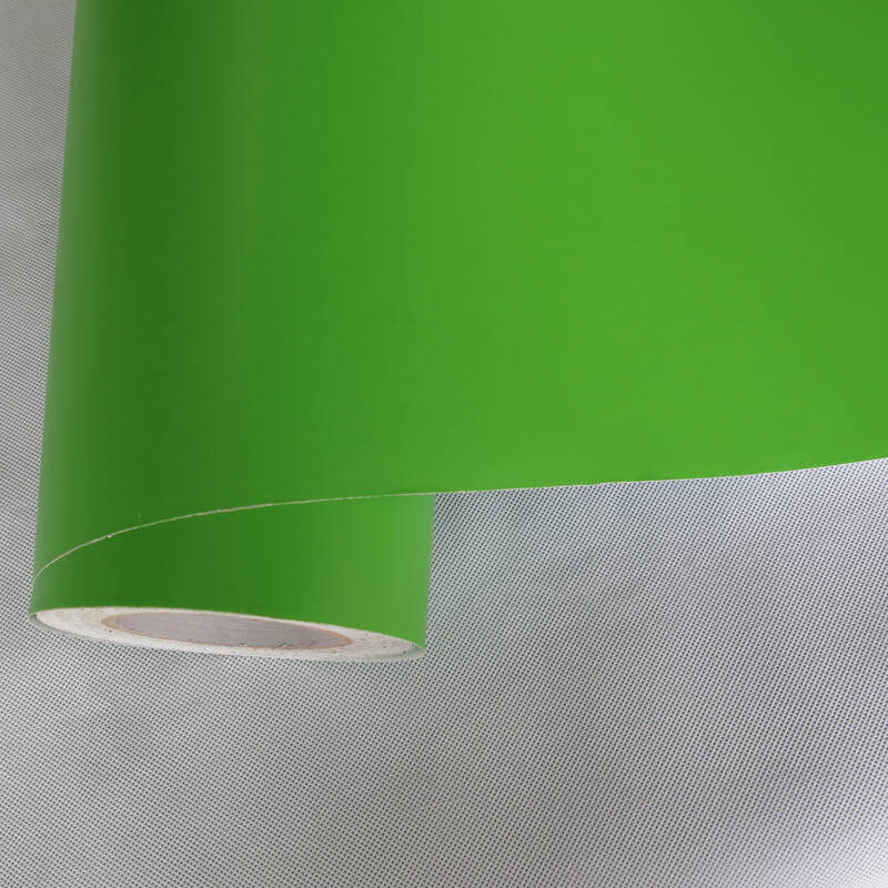 家具贴纸衣柜桌面翻新贴柜贴烤漆冰箱贴pvc自粘壁纸墙纸 亚光苹果绿 1