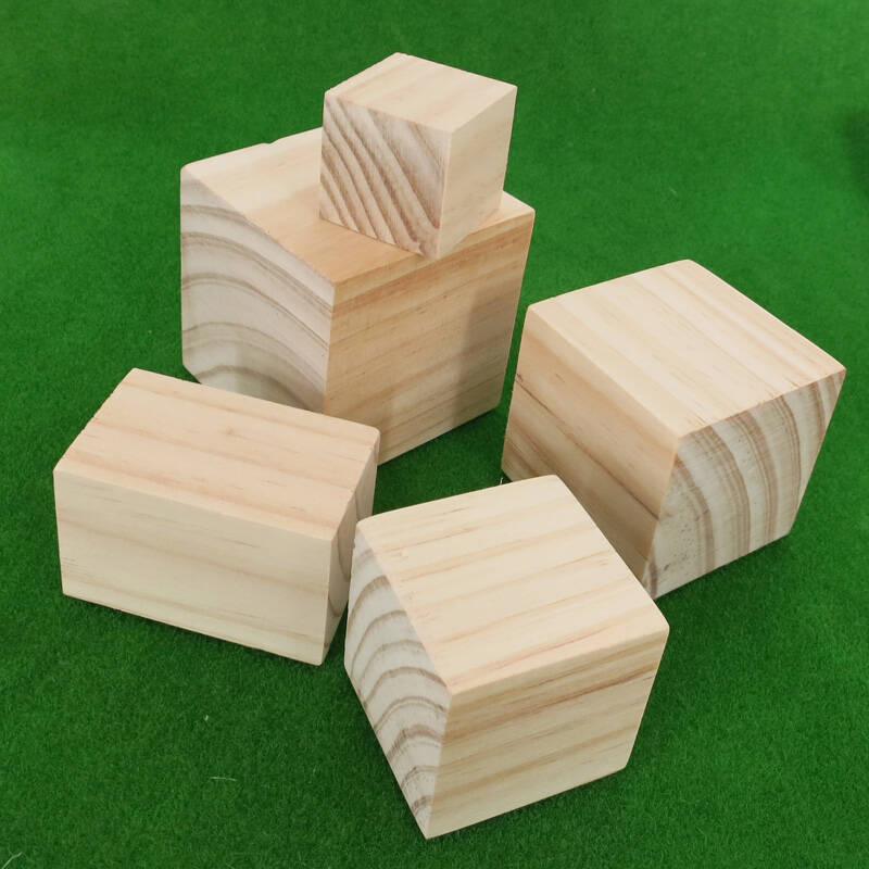 木头正方形方木垫脚木木工手工木片板材diy建筑模型材料小屋配件333c