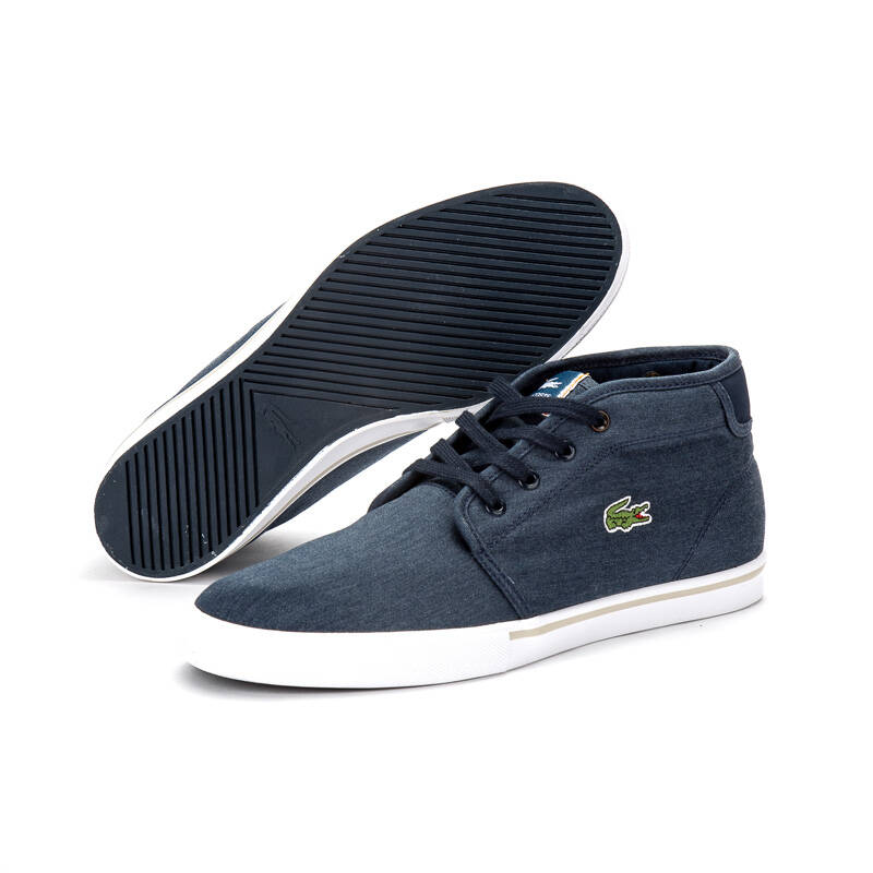 lacoste/法国鳄鱼男鞋 高帮运动休闲鞋帆布鞋29spm0005 db4 40