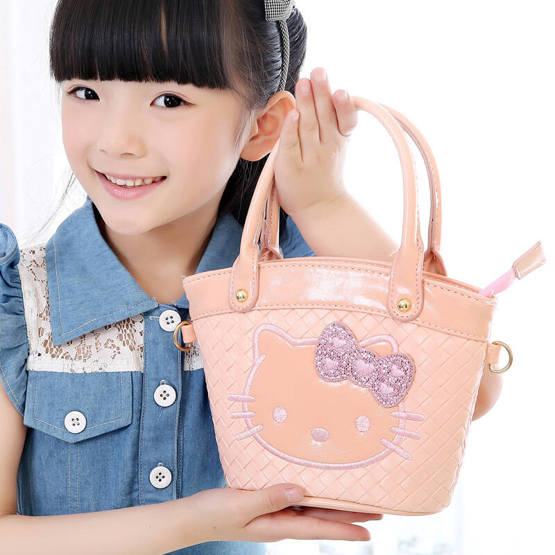 咔米嗒kamida61儿童节kitty儿童斜挎包女童包包手提包公主卡通单肩包