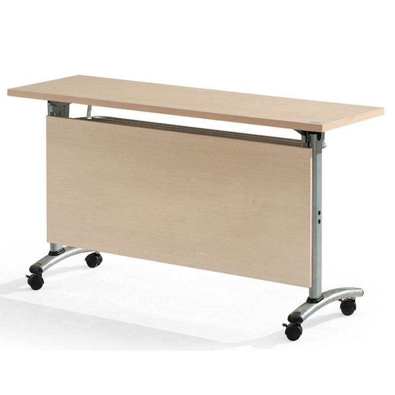 绿思林办公家具 可移动员工办公培训桌洽谈桌可折叠长条会议桌外场