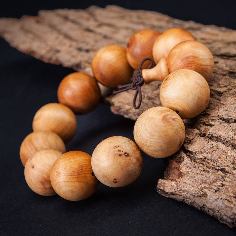 闪购自营 精华 侧柏佛珠手串手链 闲云20mm款