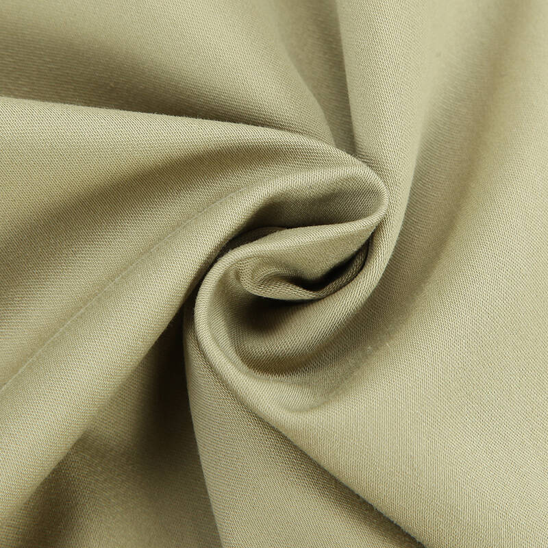 绅天丝棉锦卡其色男士休闲裤夏天新款男裤子韩版修身小脚长裤 浅卡其