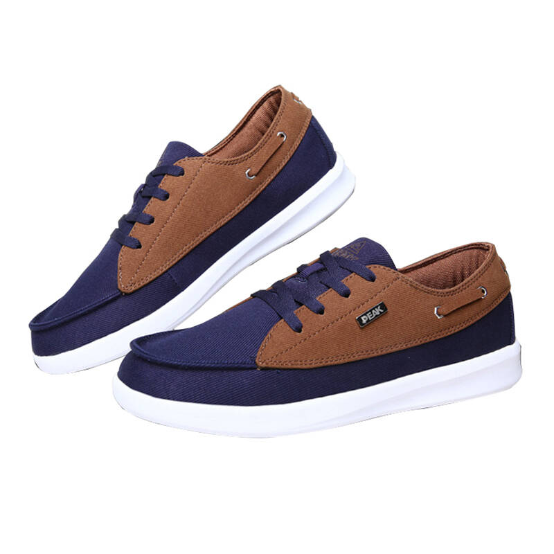 匹克peak休闲鞋男鞋2015春夏季复古经典休闲百搭潮帆布鞋运动鞋子e446