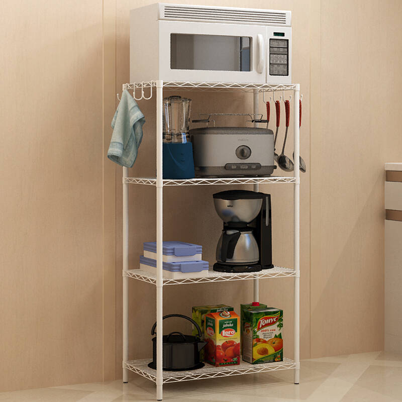 起点百分百 带挂钩置物架 储物架 厨房置物架 收纳架 置物架 c04h-2