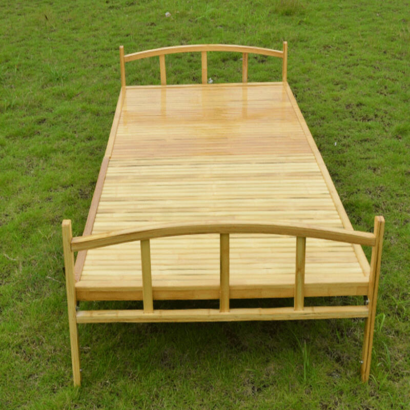 5米双人床躺椅实木简易凉床竹床楠竹 宽120cm