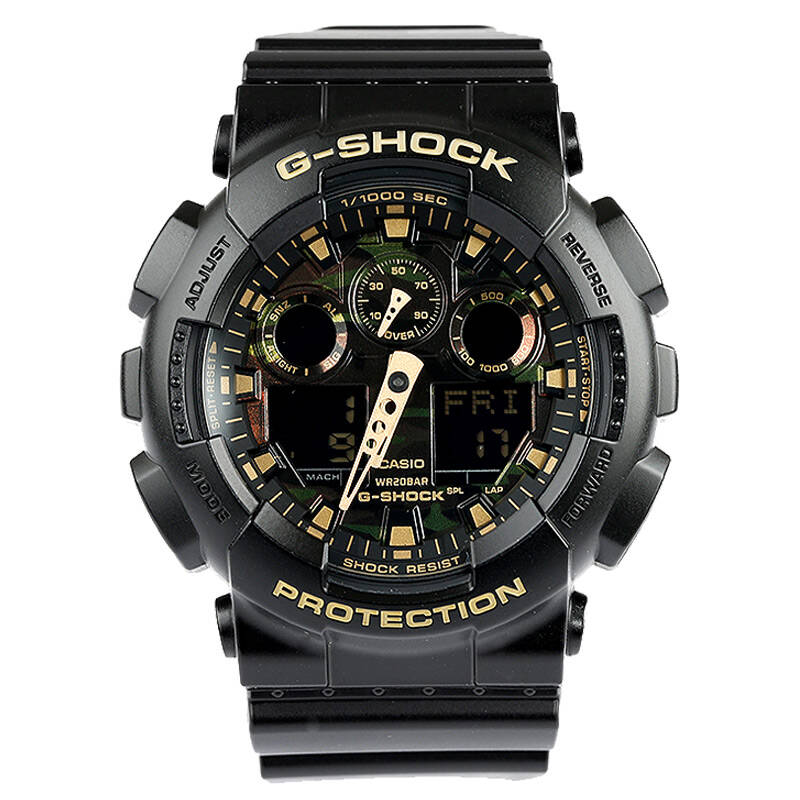 卡西欧(casio)男士手表 g-shock系列运动手表 ga-100cf-1a9