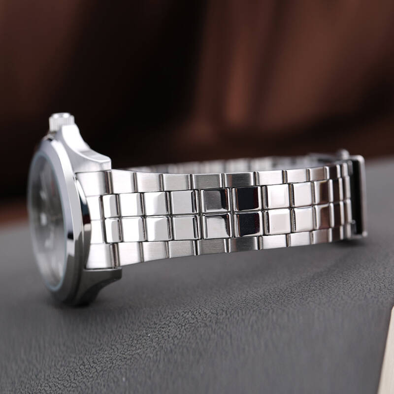 精工seiko盾牌5号手表背透自动机械男表钢带 snkl03k1