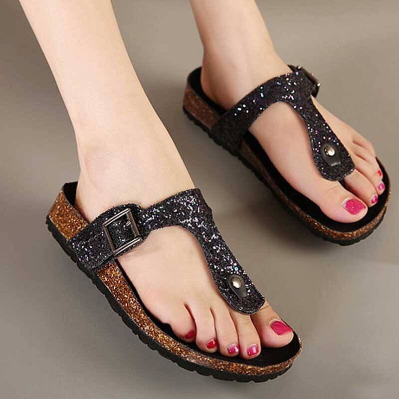 纳美意 夏季人字拖鞋女鞋沙滩鞋凉拖女款平底女士凉拖鞋女3886 黑色