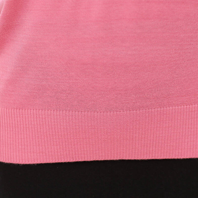 绒中老年女装秋装新款时尚套头翻领长袖大码妈妈装针织衫上衣 皮粉色