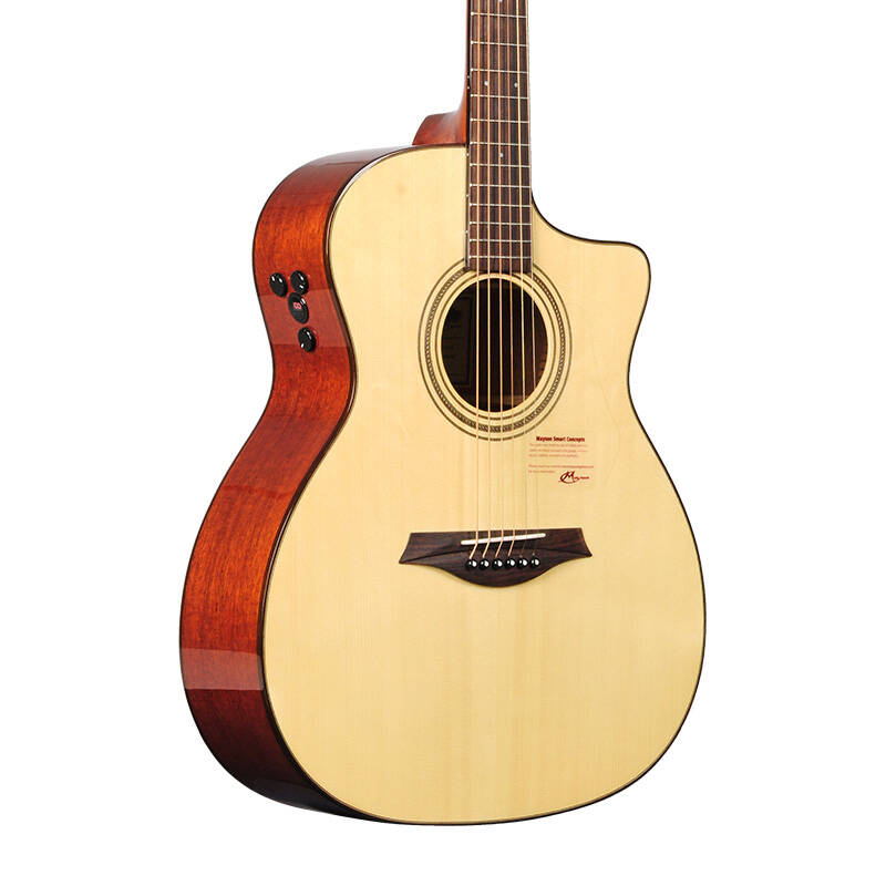 曼森mayson 单板民谣木吉他弹唱指弹 m1ce 缺角电箱