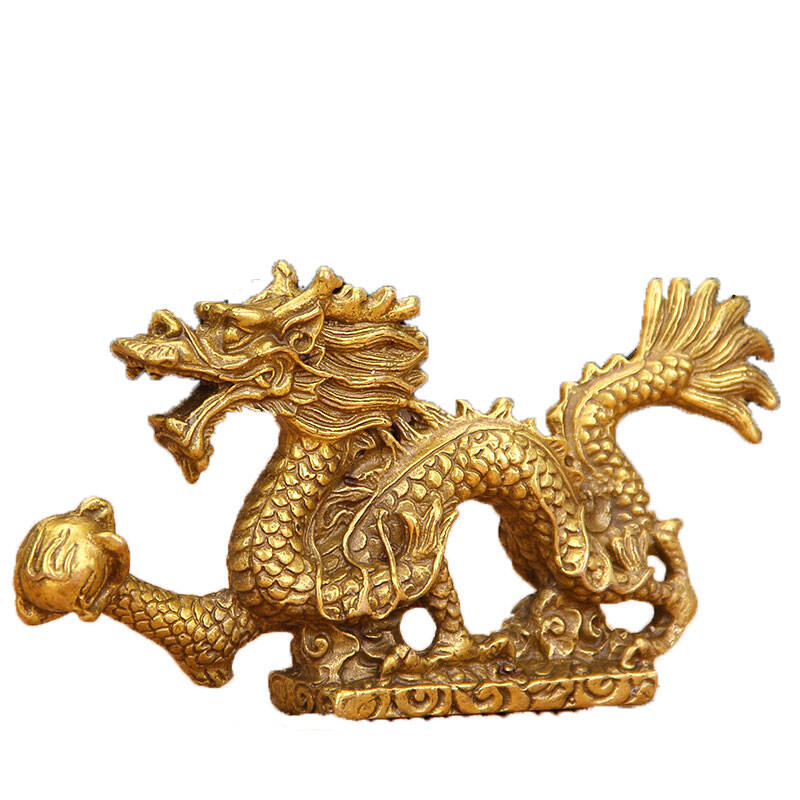 祥礼 黄铜龙摆件装饰品龙工艺礼品家居饰品开业礼品