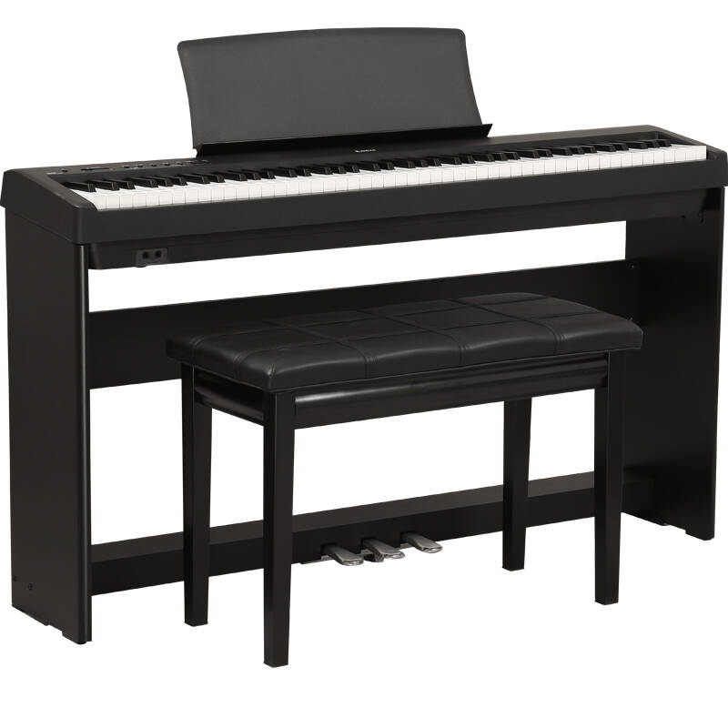 卡哇伊kawai 卡瓦依电钢琴es-100 电子键盘88键重锤 力度 (黑色 双人