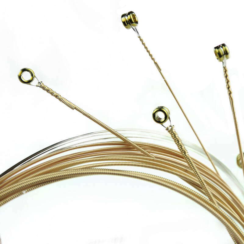 elixir伊利克斯 民谣吉他琴弦 11025黄铜标准镀膜11-52