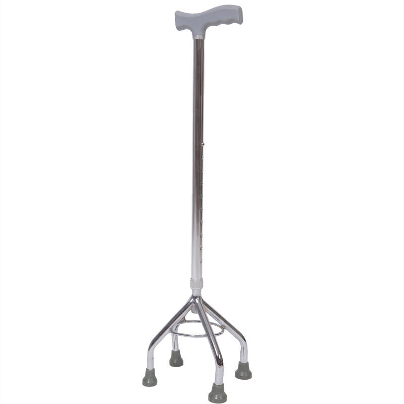 通和(tousda)四脚拐杖老年人可伸缩四脚手杖 标配单只装