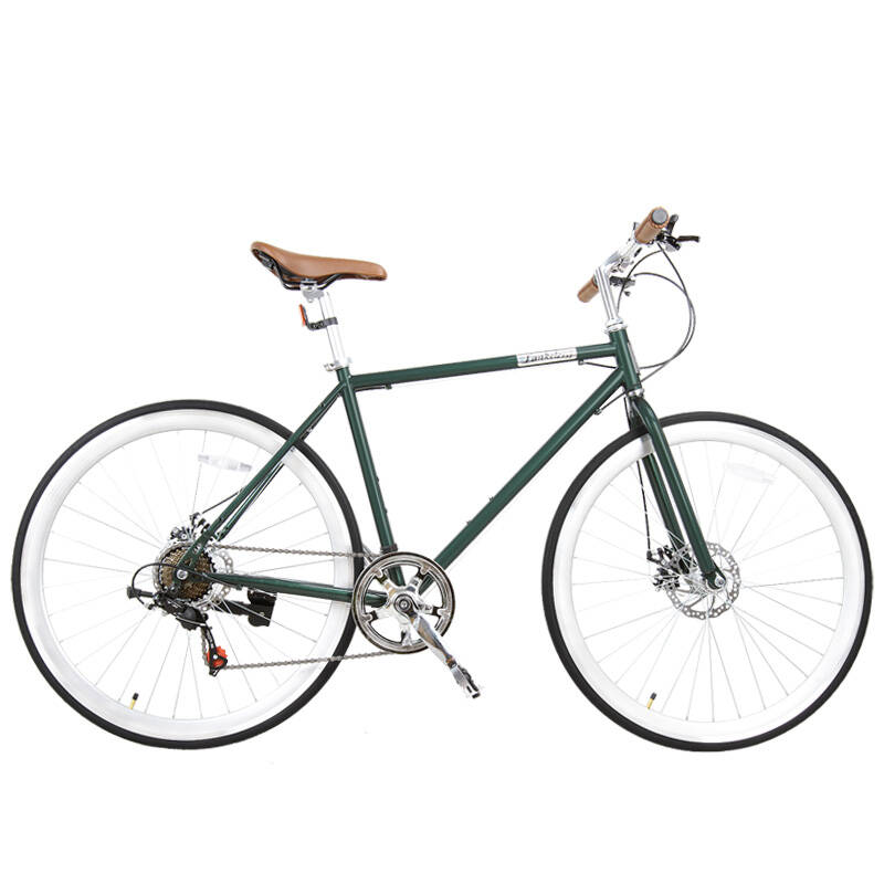 lankeleisi 公路自行车 26寸shimano7速韩式时尚城市公路车 通勤郊游