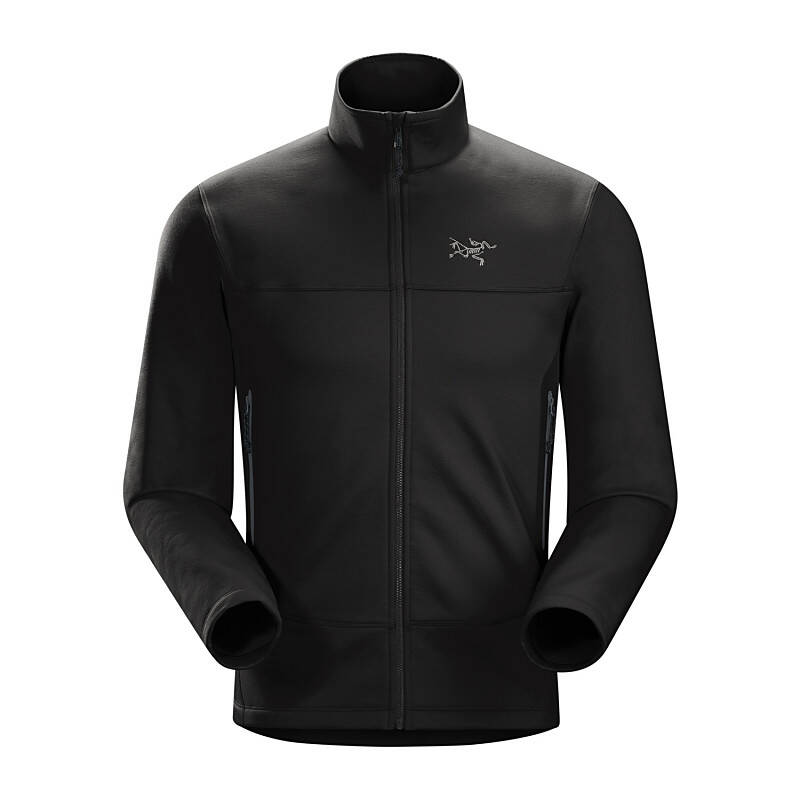 男款保暖抓绒休闲夹克 arenite【2015秋冬新款】 黑色/black s