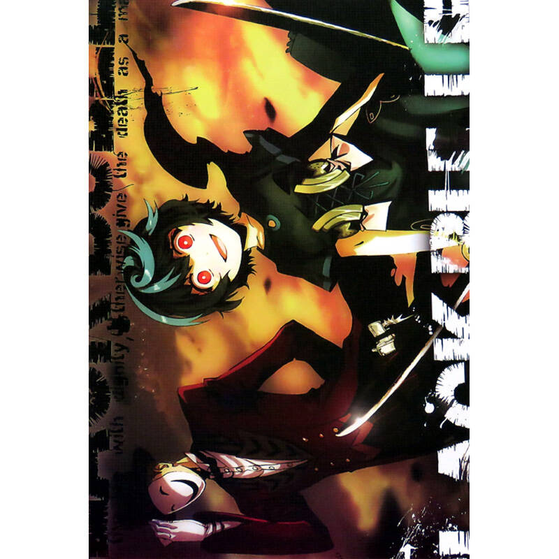 甜蜜城堡 动漫海报大号高清高品质版全套8张b组 漆黑的子弹海报