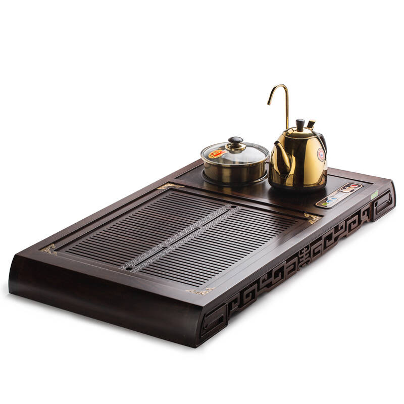 金灶茶盘 四合一黑檀木茶盘自动上水茶台功夫茶盘茶具 r-998