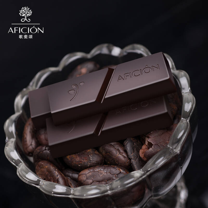 歌斐颂 进口料纯可可脂醇黑巧克力320g 58%可可含量 分享装零食