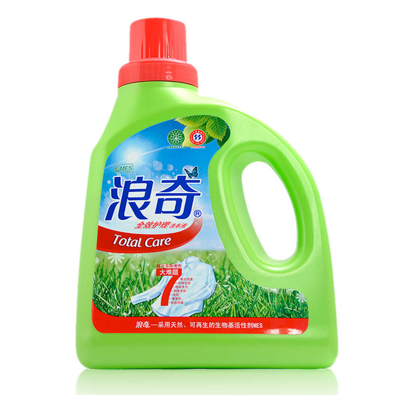 浪奇 多效洁净洗衣 手洗机洗mes强力护理洗衣液1.6kg瓶装正品