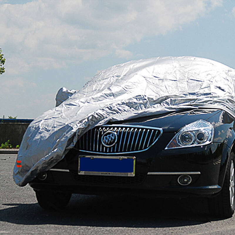 米多多迷彩牛津布车衣长安长城车系专用 银色 炫丽/凌傲/奔奔2m