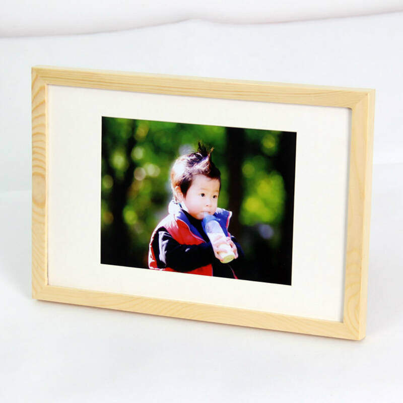 维佳相框 11寸可摆可挂横竖两用创意时尚实木相框可用于组合照片墙