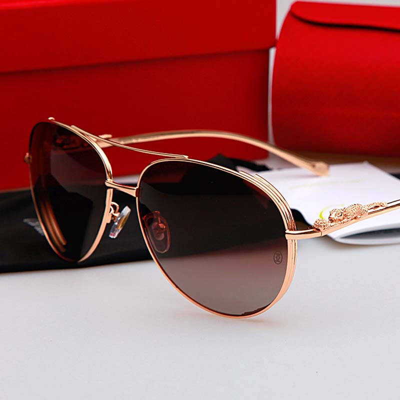 2014新款卡地亚太阳镜女士太阳镜偏光镜蛤蟆镜时尚墨镜 防紫外线潮流