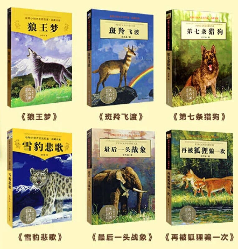 包邮沈石溪动物小说精选系列作品大全狼王梦