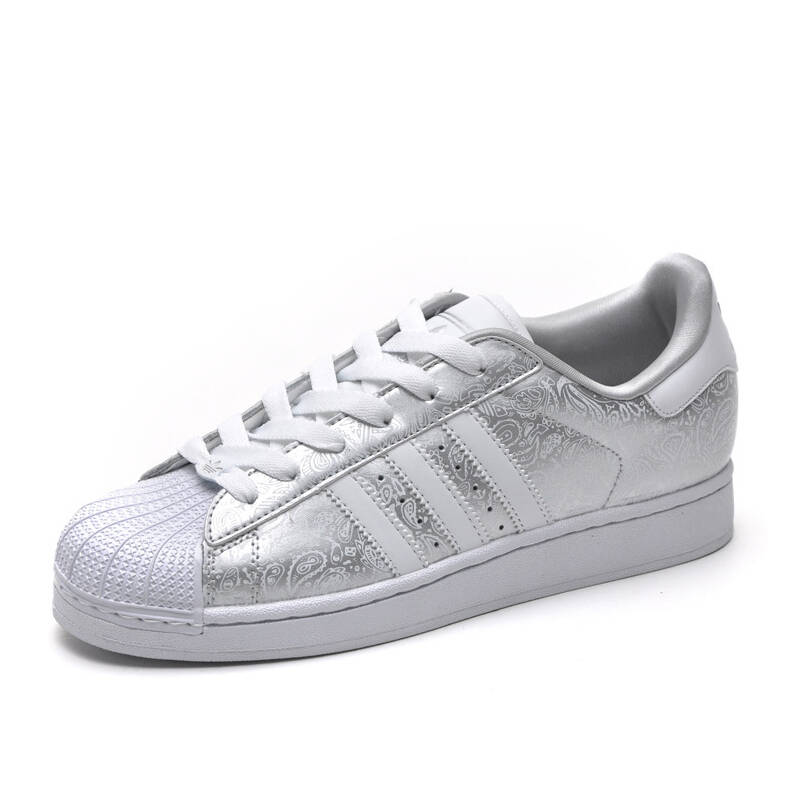 阿迪达斯 adidas三叶草男子女子经典贝壳头潮流涂鸦 复古板鞋休闲鞋