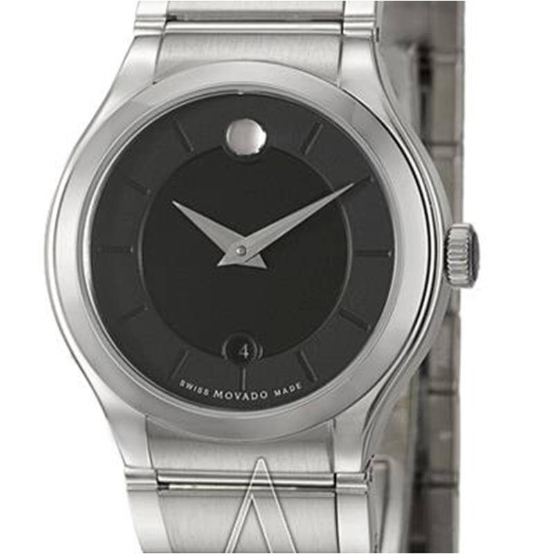 摩凡陀(movado)女款酷爵系列黑盘古典石英0606493手表专柜