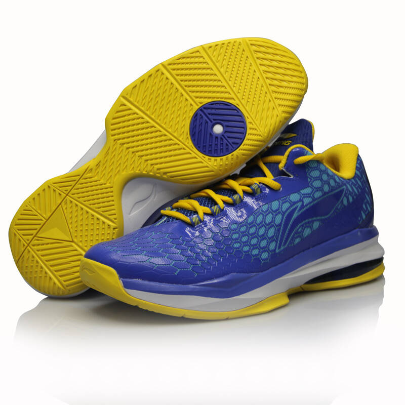 李宁lining篮球鞋秋季新款twister -low李宁环弓篮球鞋abak023 晶蓝色