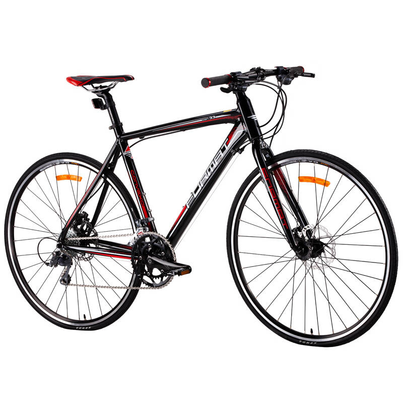 format福玛特公路自行车禧玛诺变速自行车700c16速公路赛跑车油碟刹平