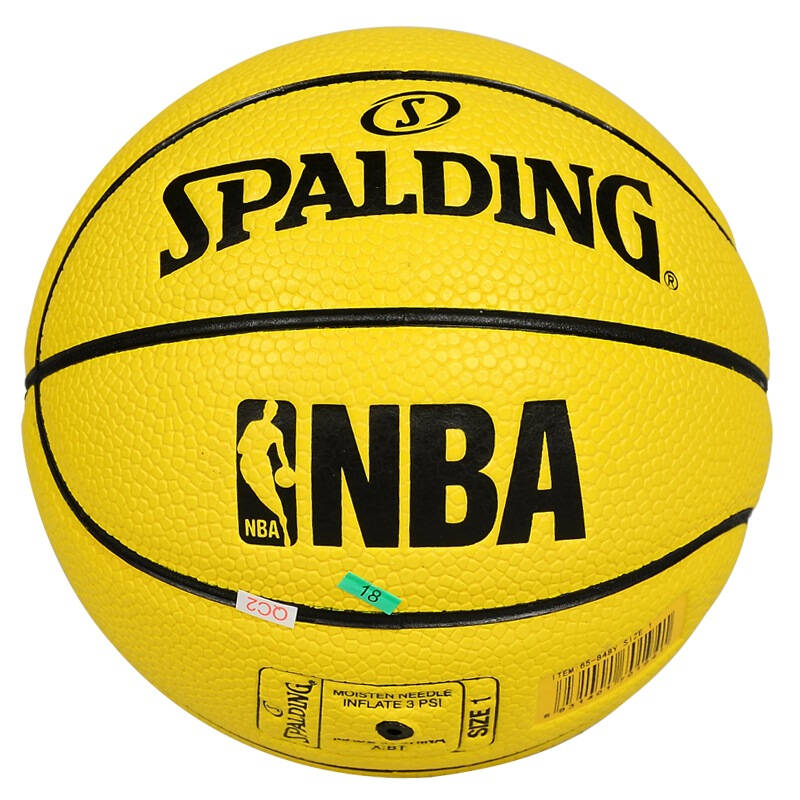 spalding 斯伯丁 65-848y nba 迷你儿童一号篮球 mini 珍藏纪念版 pu