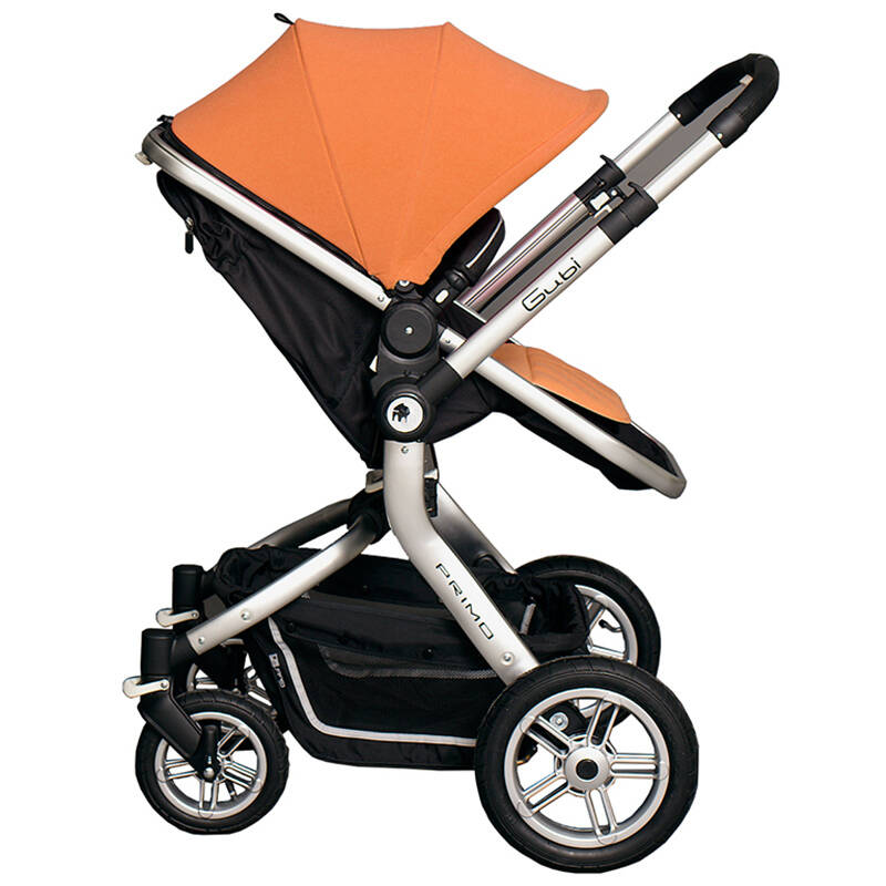 咕比gubi婴儿推车童车s208b高景观双向四轮婴儿车 铂金橙色
