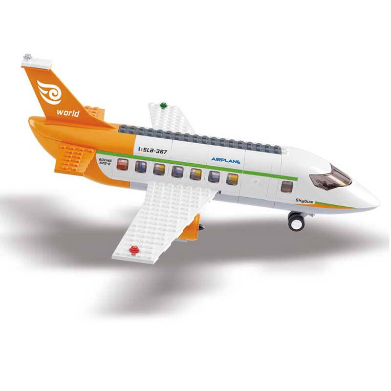 小鲁班 乐高式拼装益智玩具 智力玩具积木 国际机场m38-b0367