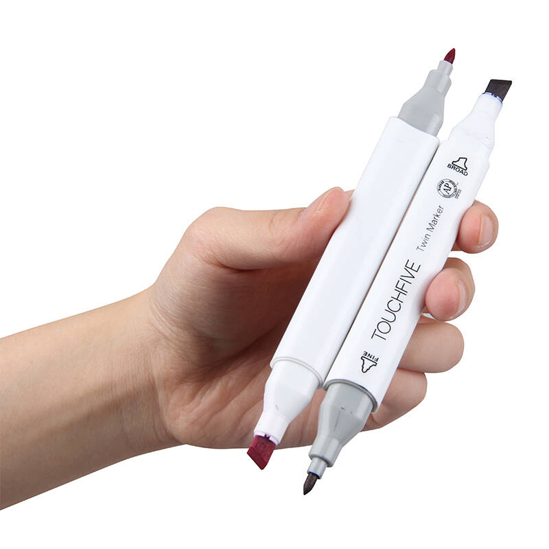 touch five 五代双头酒精性 油性马克笔套装 手绘笔 海报笔 麦克笔 送